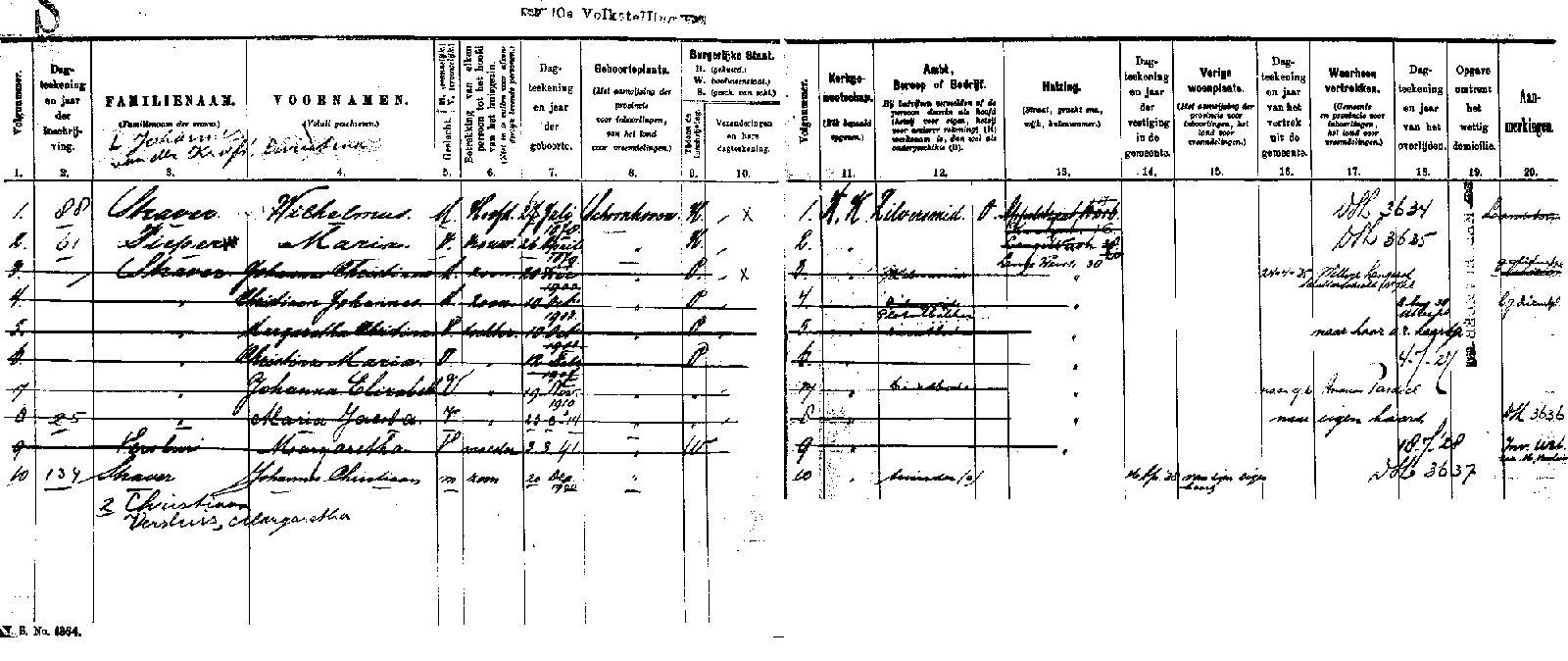 1921---- 10e Volkstel Wilhelmus Straver - Maria Pieper